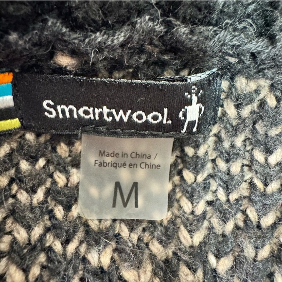 Smartwool Cozy Lodge Buff Check Sweater Size Medium - Picture 16 of 16